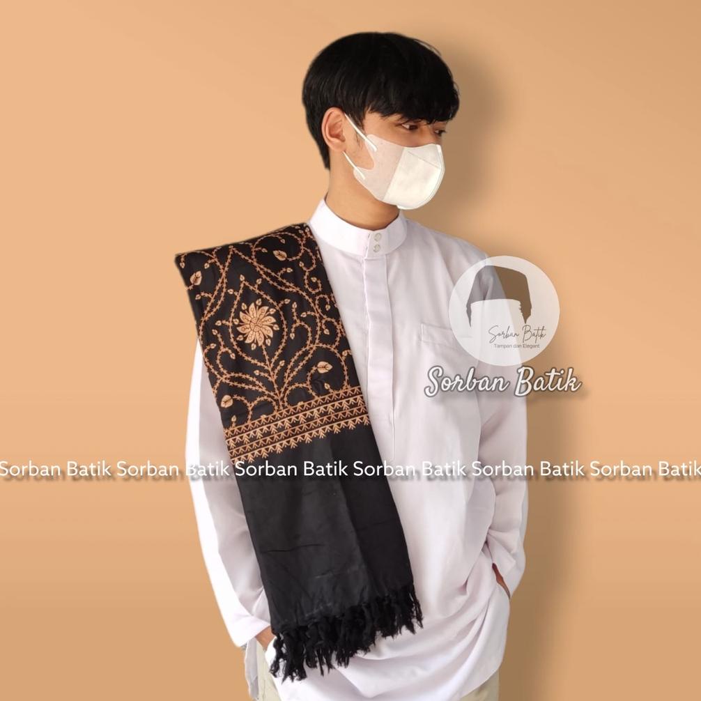 Sorban Hijau Kasmiri Kashmir Sorban Hijau Jumbo Sorban Habib Motif Batik Sorban Panjang Promo Best S