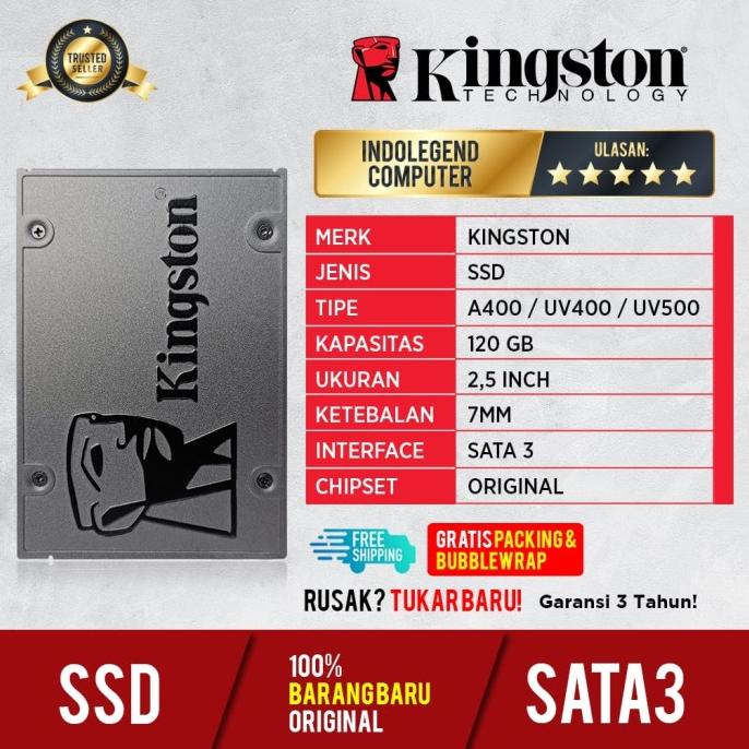 SSD KINGSTON 120GB hqu01