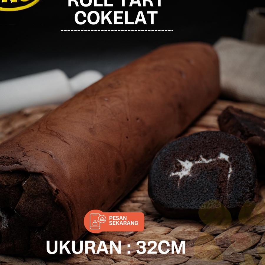 

✺ Bolu Gulung Coklat BESAR / Kue Roll Tart PREMIUM ♡