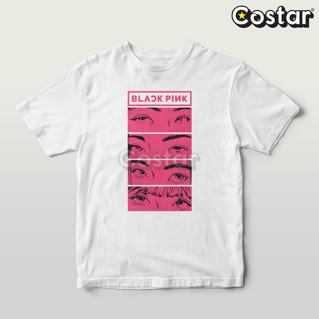 Kaos Costarstore - Face Team - Black Pink