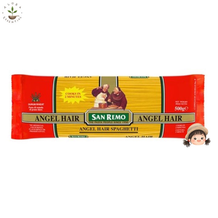 San Remo Pasta Angel Hair 500 Gr - Pasta Angel Hair 500 Gr