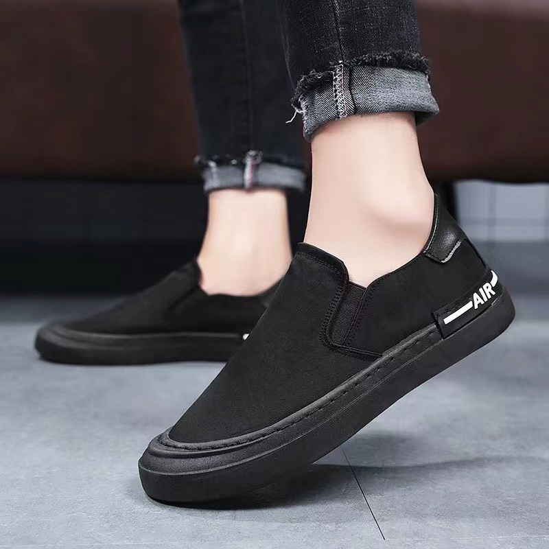 Highland Sepatu Slip On Pria Sepatu Santai Pria Casual Tanpa Tali Slop Sport MC105