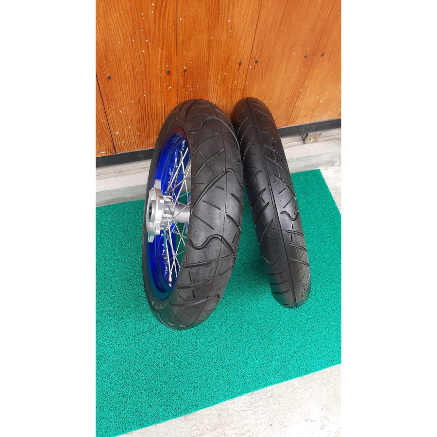 Ban Supermoto Honda CRF 150 L siap Pakai Roda Set SUMO CRF 150 L Wheelset Supermoto CRF 150 L