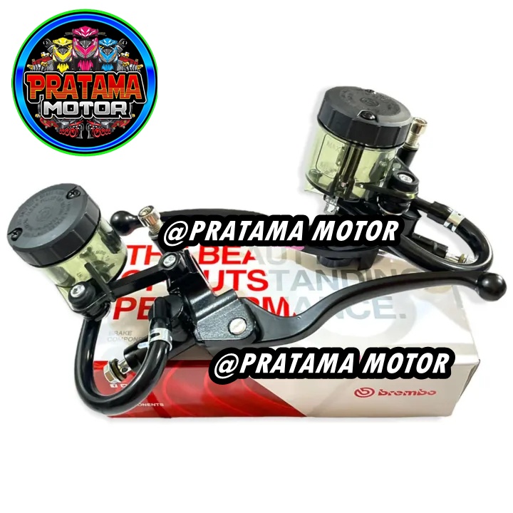 PROMO TERMURAH Master Rem NO NAME Set Kiri Kanan Double Tabung Big Smoke PCX NMAX Universal