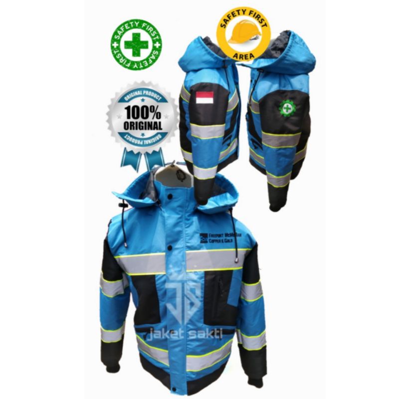 jaket safety jaket k3 jaket tambang jaket reading jaket Freeport