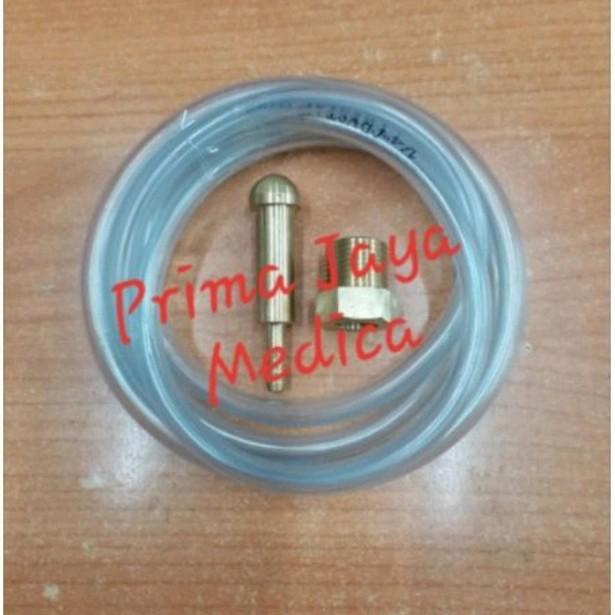 Tabung Oksigen 1M3, Konektor / Nepel, Selang, Packing Ikan Hias Hidup