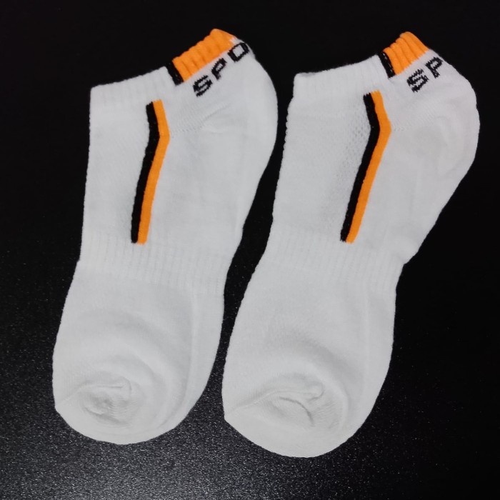 Kaos Kaki KS45 Kaos kaki Sport Motif Garis Kaoskaki Pria Olah raga