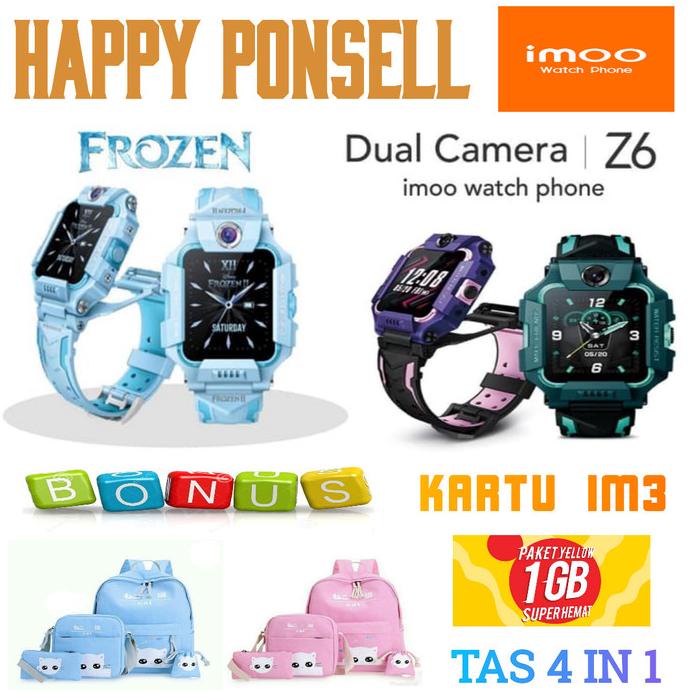 IMOO WATCH PHONE Z6 HD VIDEO CALL GARANSI RESMI IMOO INDONESIA ---NEW READY---