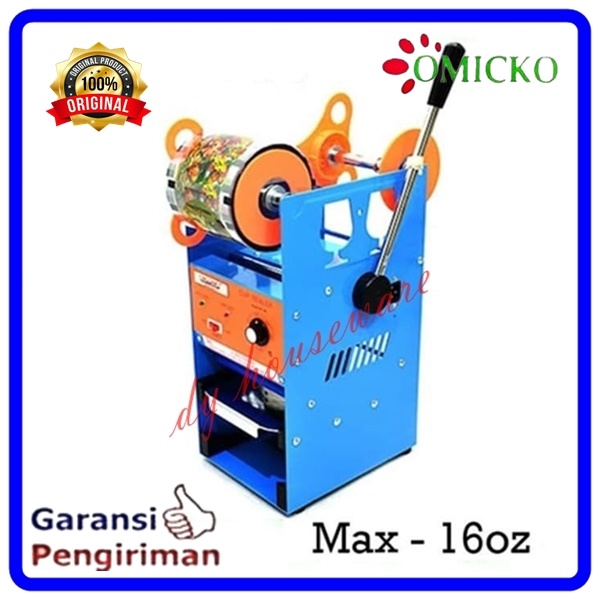 Alat Press Gelas Plastik Cup Sealer Omicko