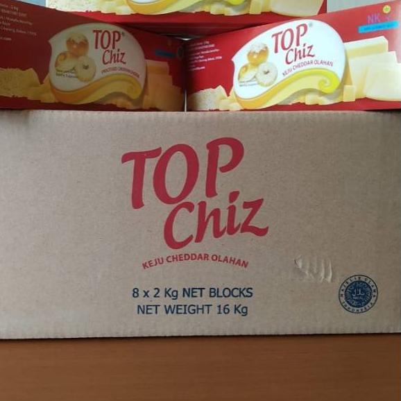 

♦ Keju Topchiz Cheddar 2kg Top Chiz ➲