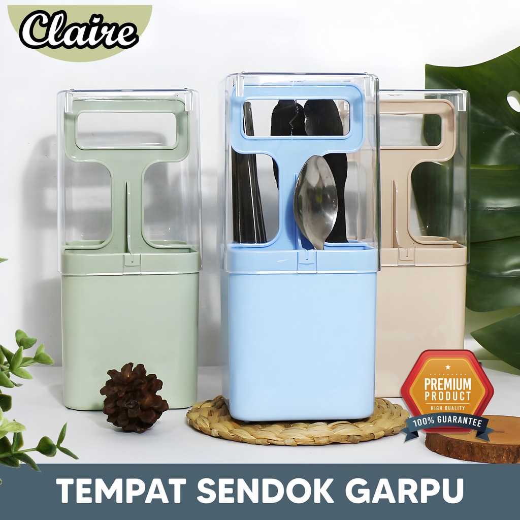 Tempat Sendok Garpu Makan / Wadah Garpu Sendok Makan Dapur / Alat Dapur Kitchenware