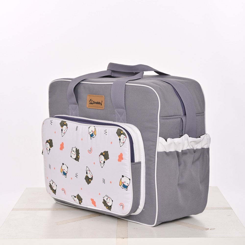 Snobby Tas Bayi Besar Saku Print Bearly Series - SBT 7371