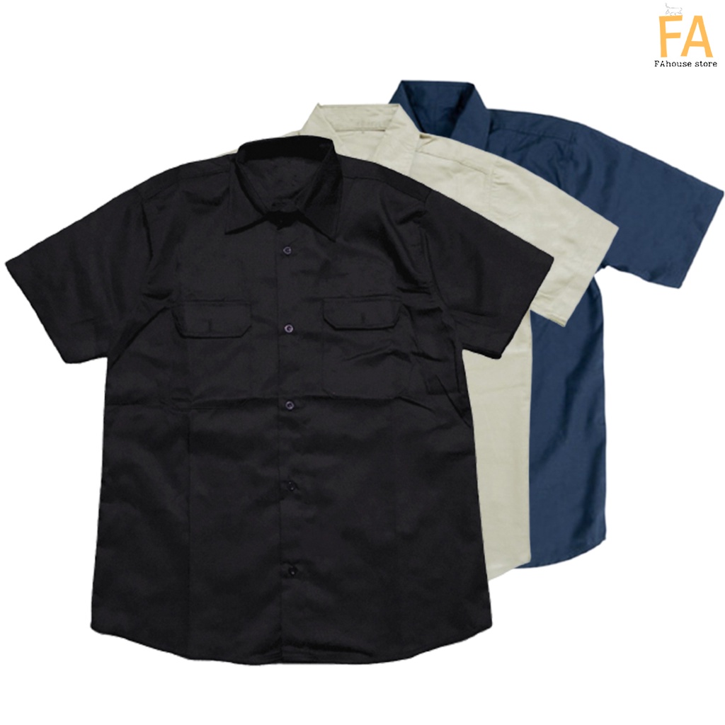 custom warna workshirt short