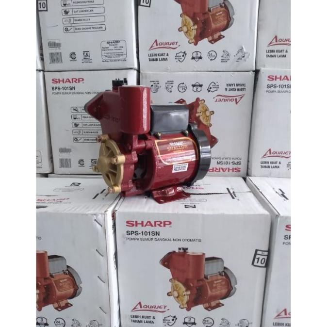Mesin Pompa Air Sumur Dangkal Sharp Sps_101Sn/Pompa Air Sharp 125Watt Qelvay