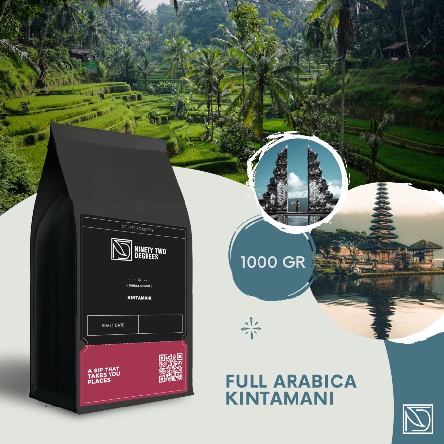 

NTD NinetyTwo Degress Full Arabika Bali Kintamani Roast Beans