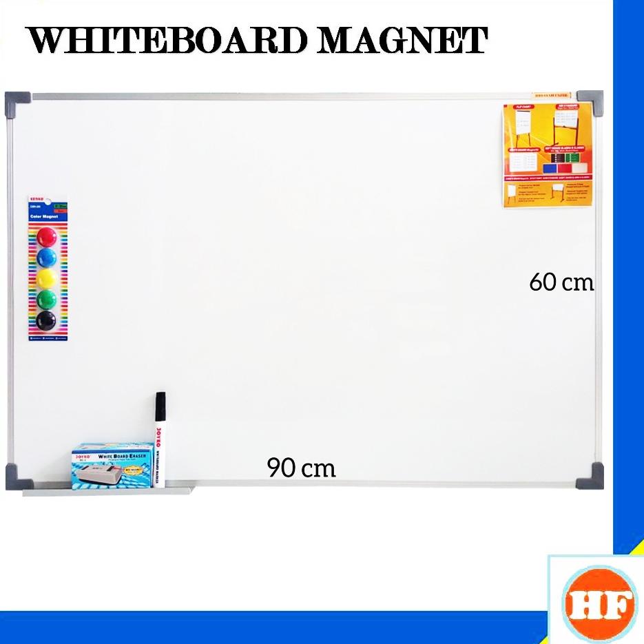 

► Papan tulis magnet - Papan tulis - white board - Papan tulis 60 cm x 90 cm ▲