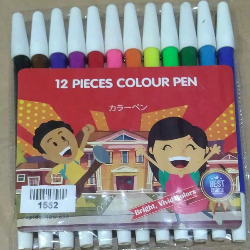 

Spidol 12 warna 1552 Colour Pen