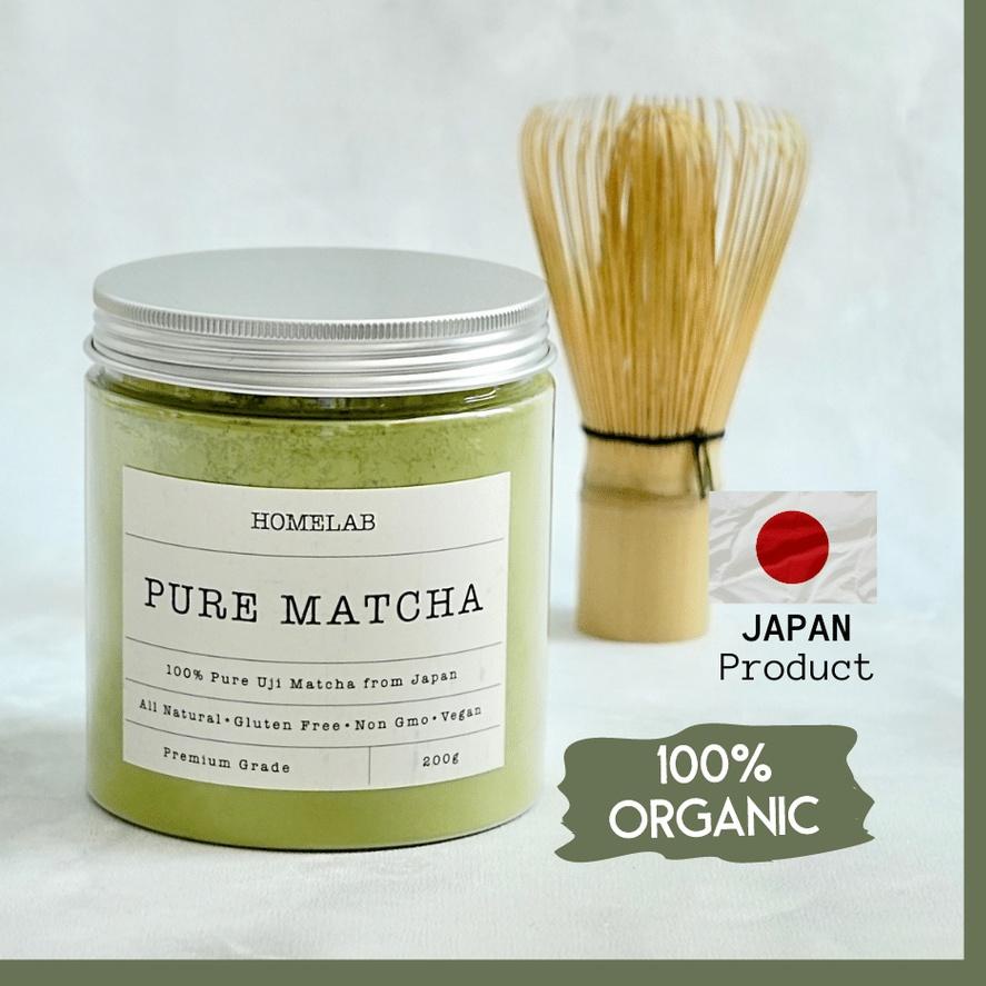 

Promo✔️✔️Homelab 100% Pure Uji Matcha Japan - 100% Bubuk Matcha Premium Grade - 200G