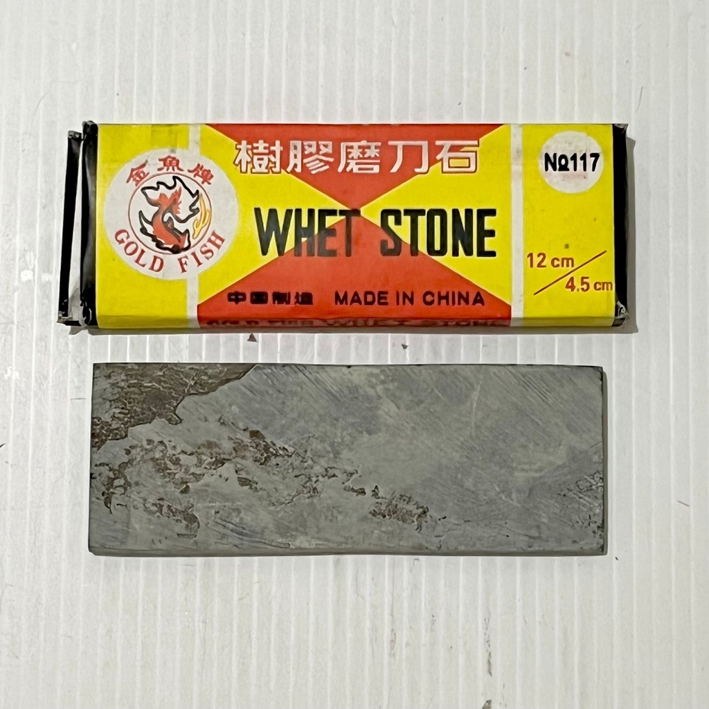 [12PCS] Batu Asah Ikan Mas Tipis Gosok Pengasah Pisau Sabit Whet Stone 5 Inch