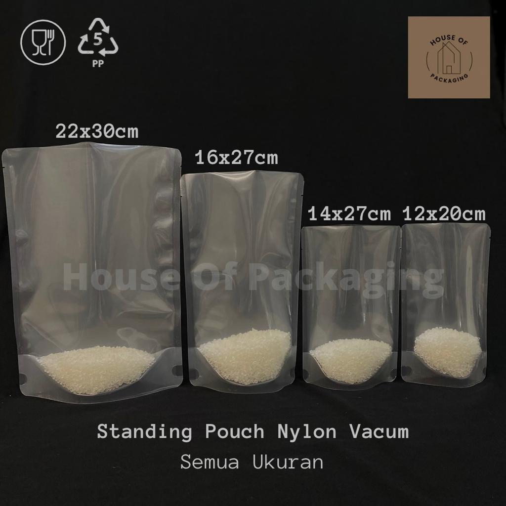 [50 Lembar] Standing Pouch Vacum Nylon