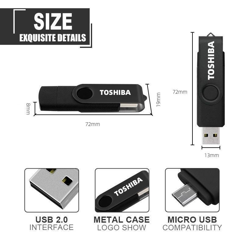 32GB/64GGB/128GB/256GB/512GB/1TB/2TB TOSHIBA FLASHDRIVE OTG LARGE CAPACITY TRANSMEMORY USB FLASH MEMORY Transmisi 950MB/S Flash Drive Storage Eksternal