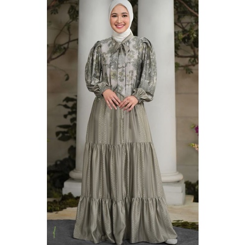 Geulis Dayamira Dress Sage/green