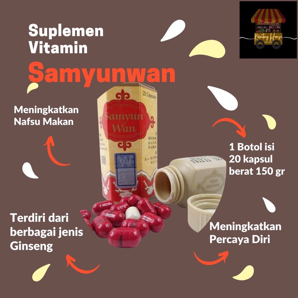Jual Suplemen Vitamin Penggemuk Badan "Samyun Wan" | Shopee Indonesia