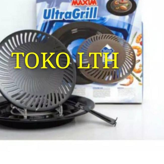 ➱ MAXIM ULTRA GRILL / PANGGANGAN TEFLON BULAT MASPION BARBEQUE ○