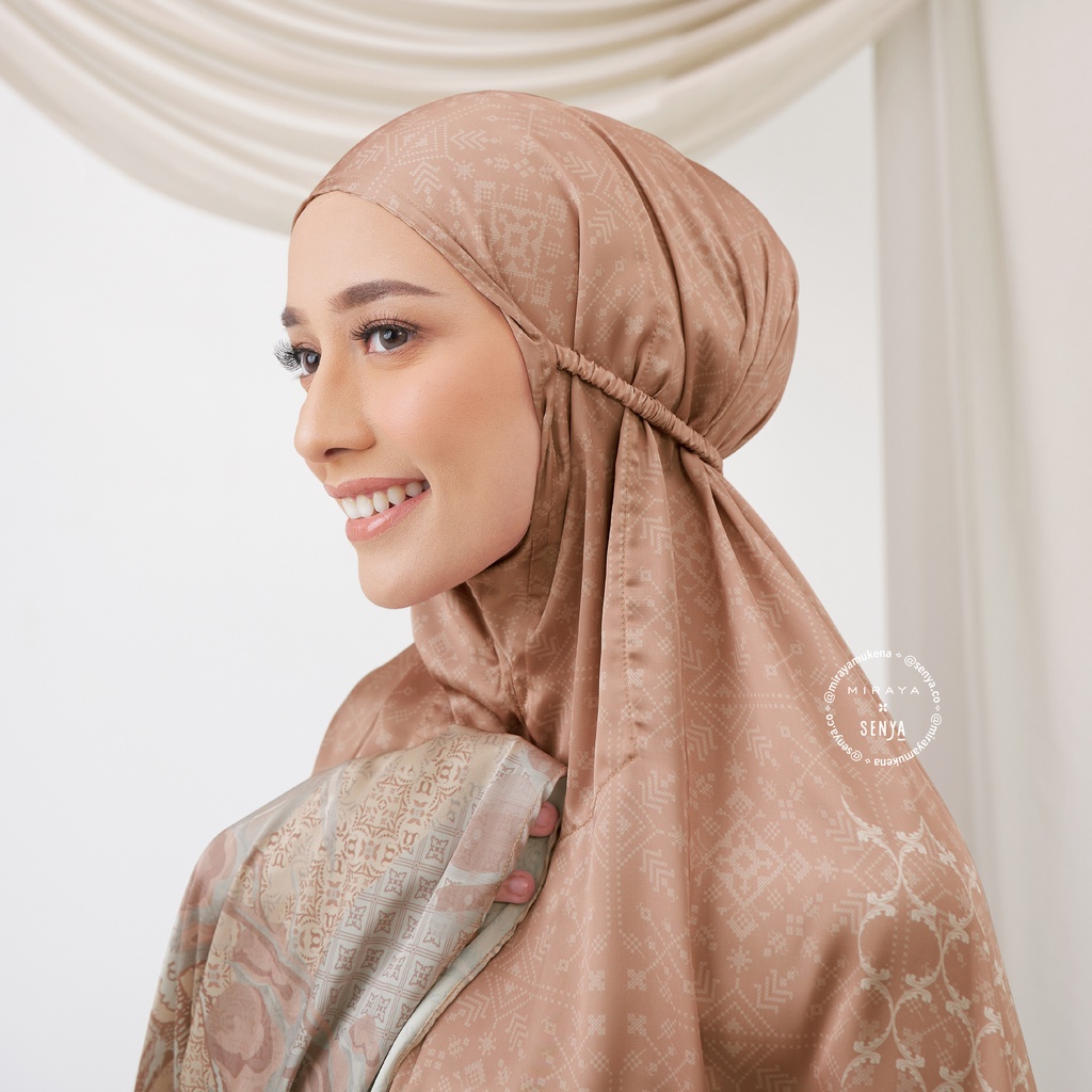 Mukena Travel Miraya x Senya Talavera Rosegold