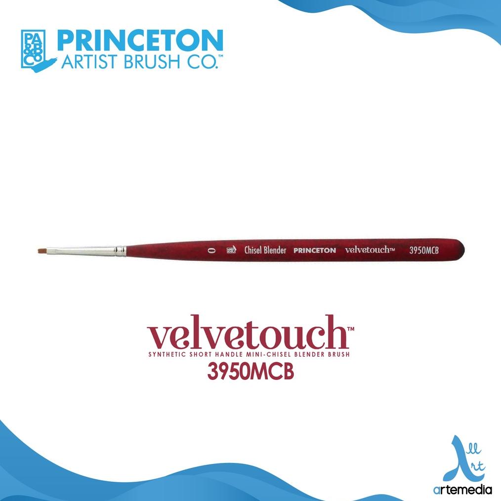 

Kuas Lukis Princeton Velvetouch 3950MCB Mini Chisel Blender Watercolor Brush Short Handle