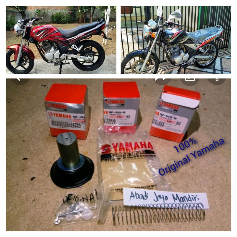 KARET PAKUM VAKUM VACUM YAMAHA ORI SCORPIO z 225 CC FULL SET ASLI YGP ORIGINAL
