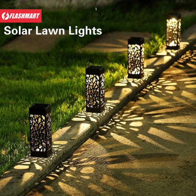 Flashmart Lampu Taman Hias Tancap Ground Plug Solar IP44 Warm White - EM311