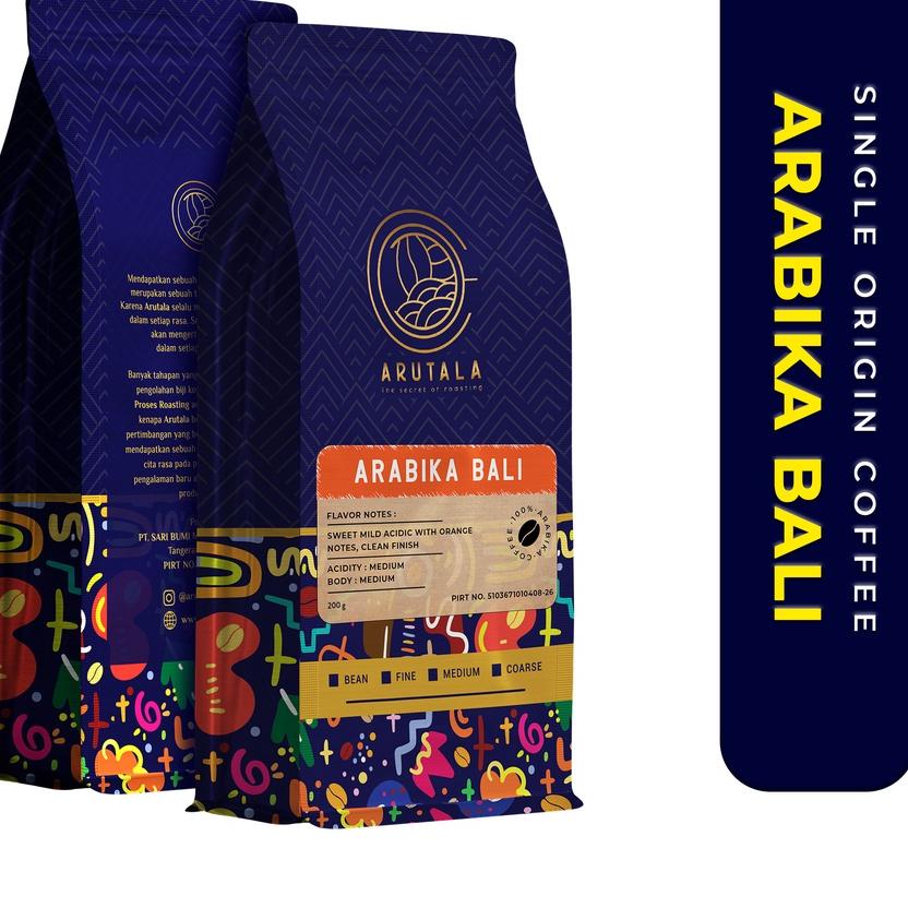 

☟ ARUTALA kopi Bali Arabika 200 gram ♦