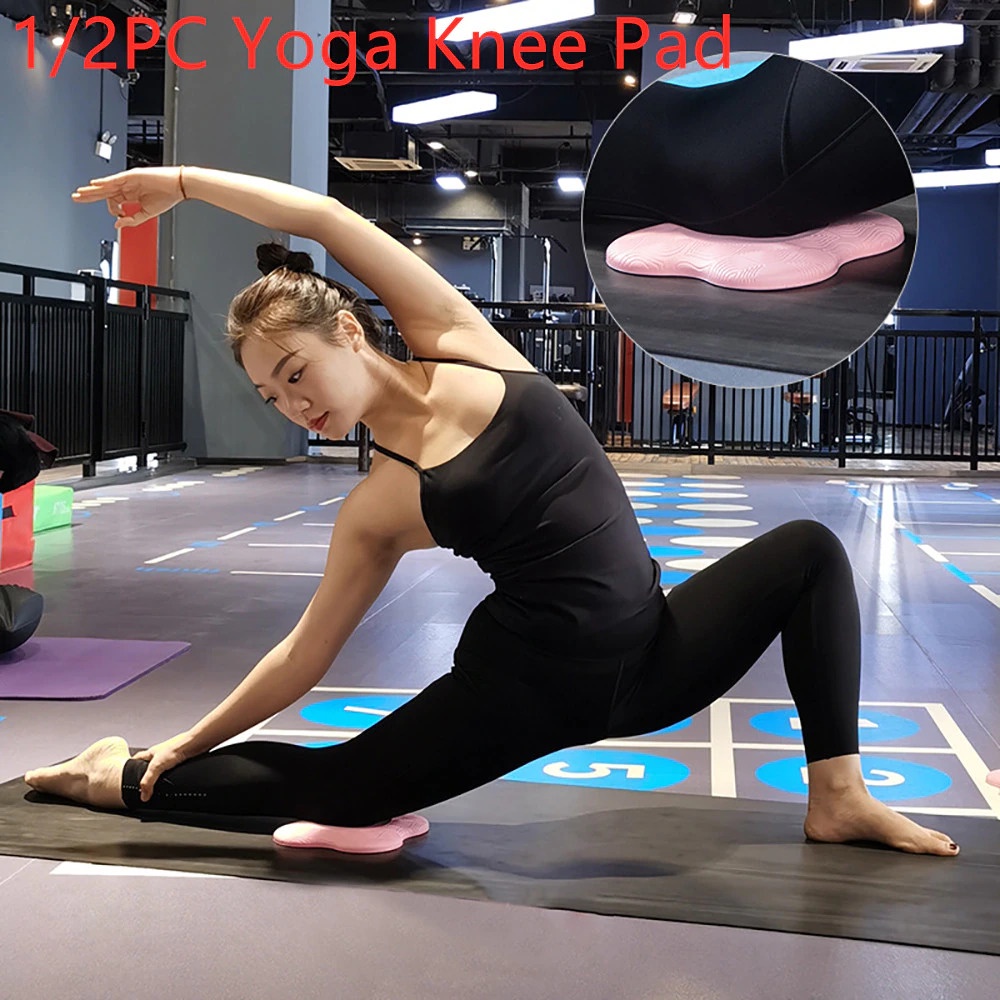 Yoga Pilates Pad Kaki Tangan Yoga Gym Fitness Knee Wrist Hand 2 PCS G2