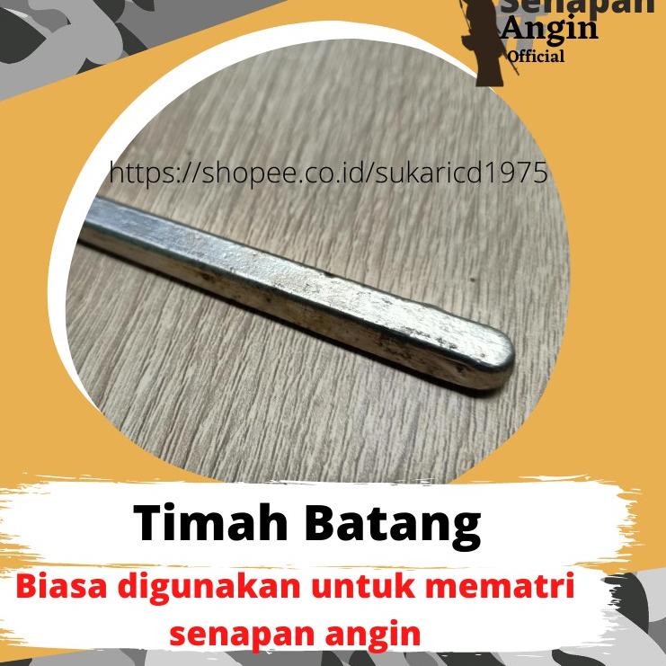 Produk Trending Timah Batang Batangan Timah Patri Kuningan  Panjang 27 cm berat 100 gr Murah SNO - 0