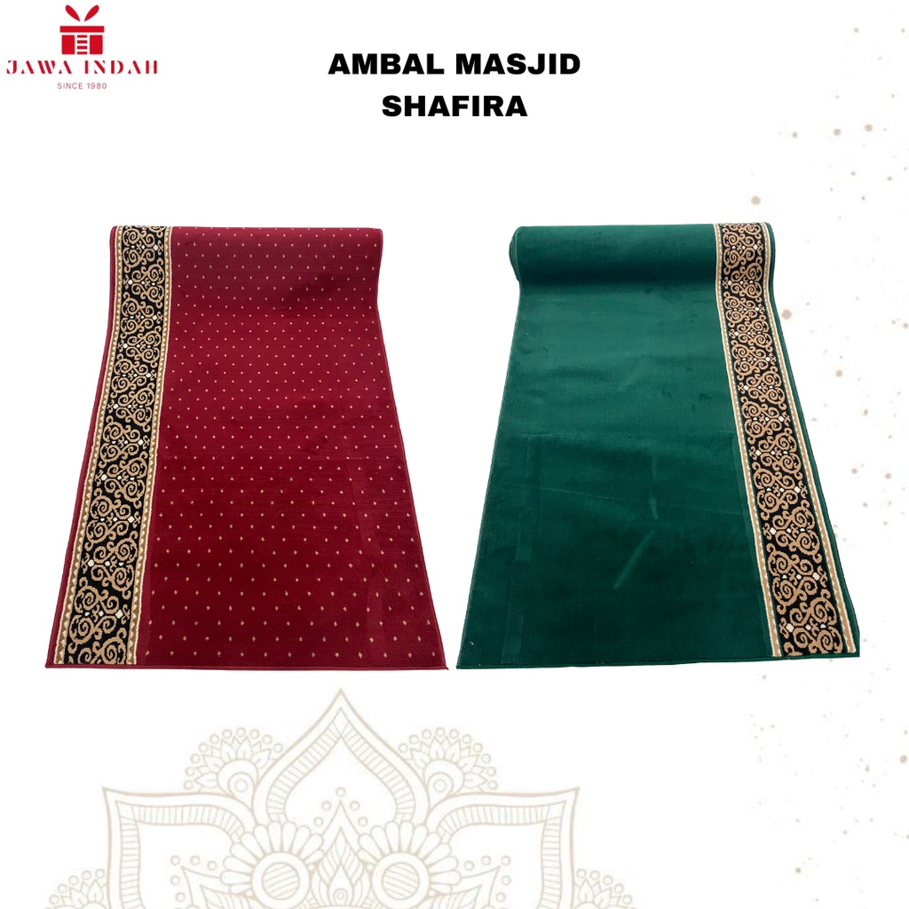 KARPET MASJID / KARPET SAJADAH MASJID MOTIF SHAFIRA HARGA PER 6 METER