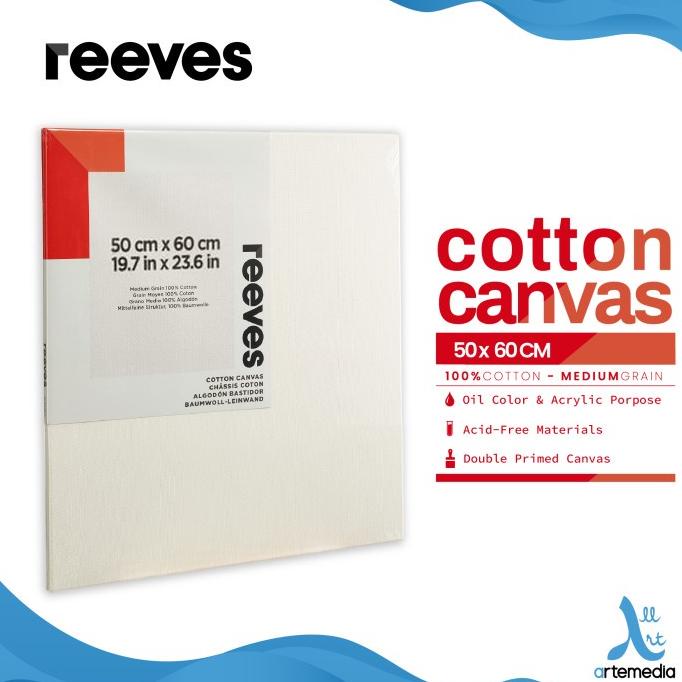 

Kanvas Lukis Reeves 50x60cm Cotton Canvas