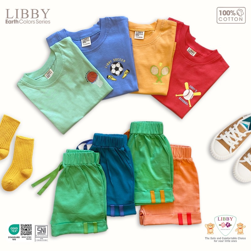 Libby Niji Set Boy/Girl Series - Baju Stelan Anak 1pcs (LB-NSCS)