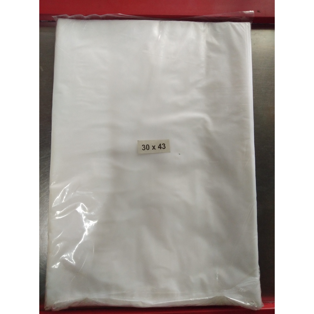 Plastik Beras Kemasan 5 kg POLOS harga perkg isi kurleb 80 Lembar