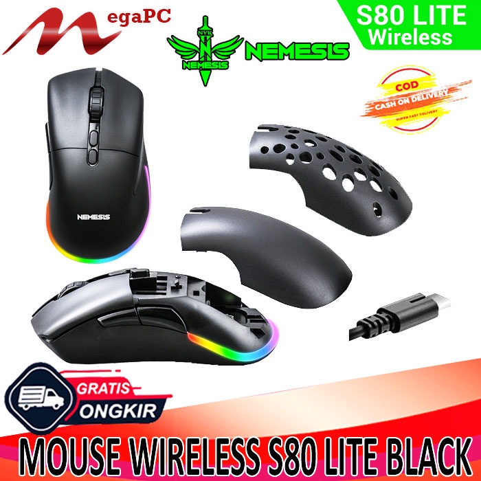 MOUSE WIRELESS S80 MOUSE GAMING NYK