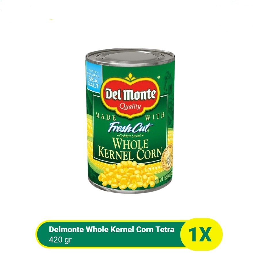 JAGUNG PIPIL DELMONTE WHOLE KERNEL CORN 425GR KALENG DEL MONTE