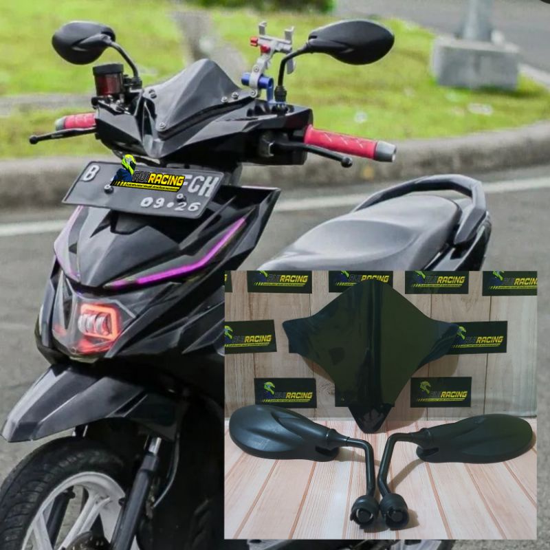 VISOR HONDA BEAT FI NEW PLUS SPION X1