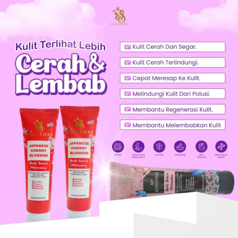 Body Serum Whitening Dsulthan with DNA SALMON