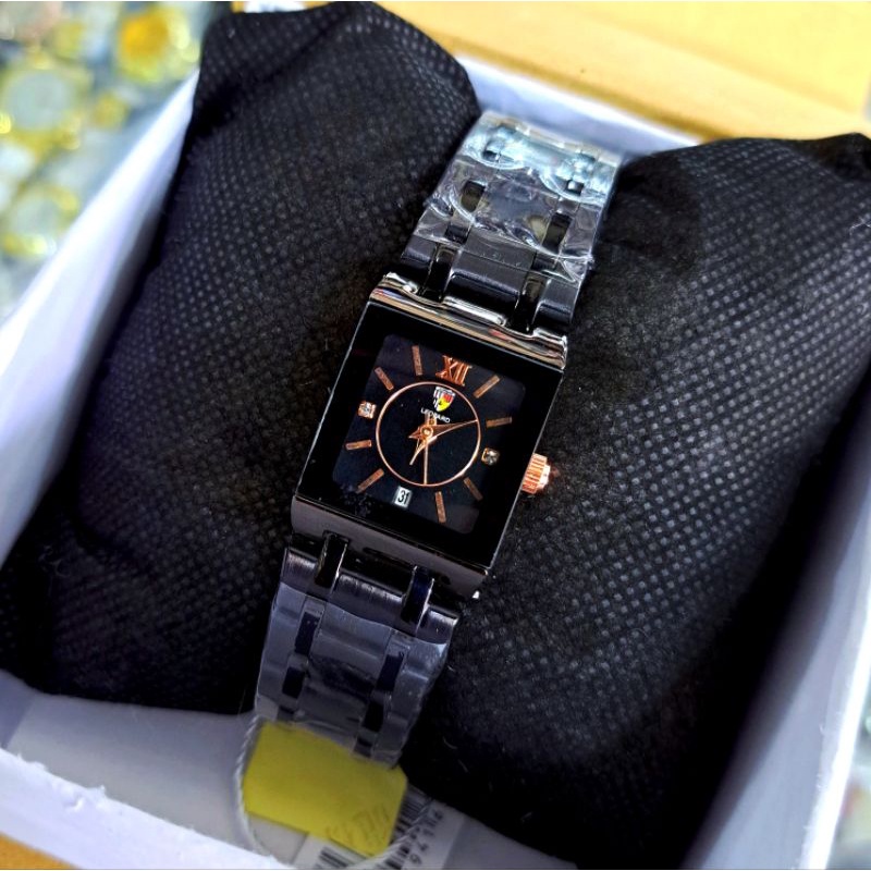 LEOPARD Jam tangan Wanita Original Tahan Air Tanggal Aktif Free Box / Jam Tangan Kasual Wanita Analog Import Full Stainless Steel Anti Air Mewah Elegan Sporty Realpict Dijamin Sesuai Foto