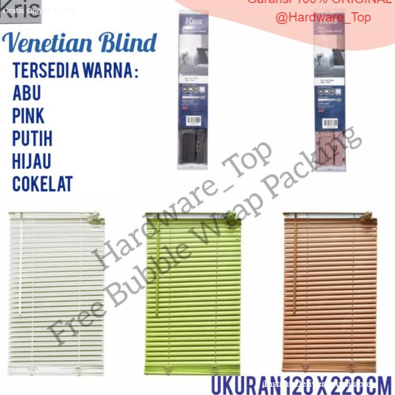 TERMURAH 120x220cm Kris Forhome Tirai Gulung PVC / Kerey PVC / gorden / Tirai / Venetian Blinds