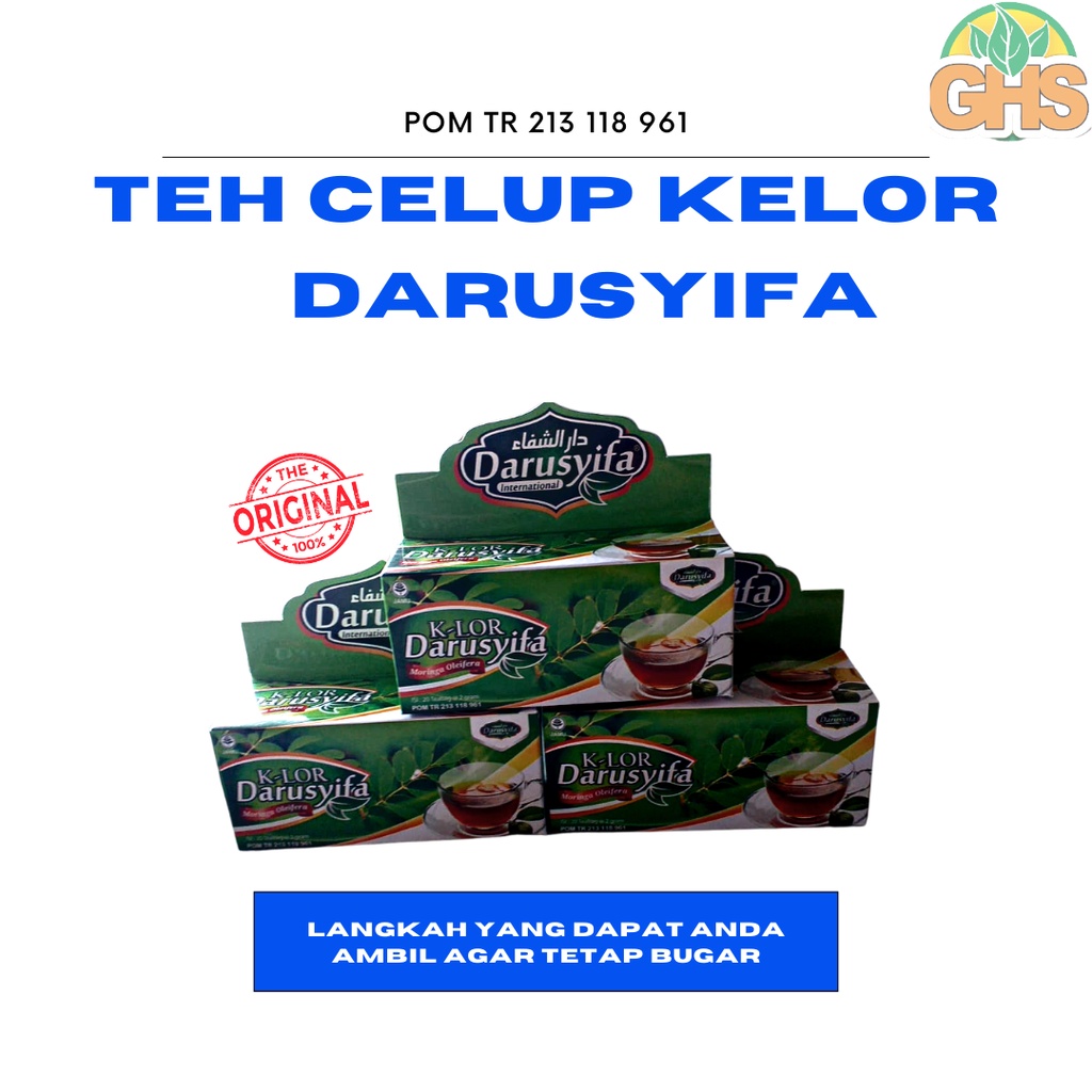 

TEH CELUP KELOR - Teh Kelor - 20 Teh Celup Teh Celup K Lor daun kelor Darusyifa