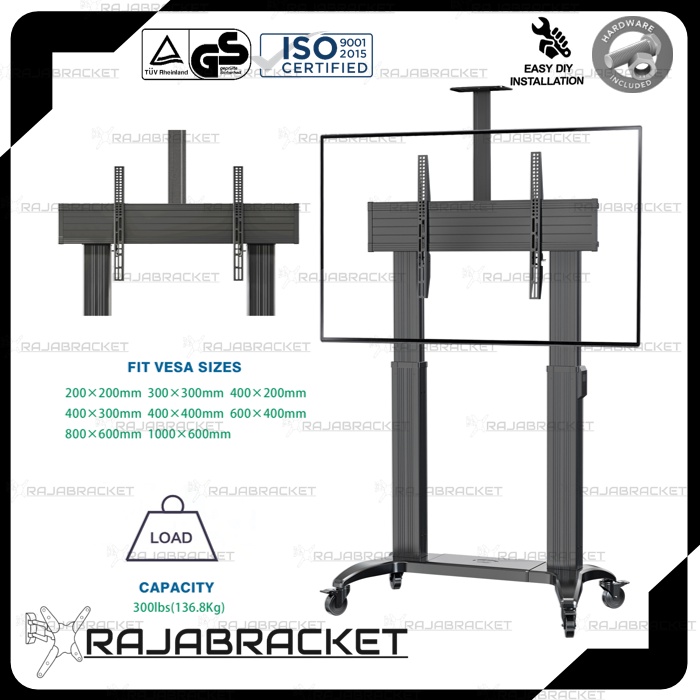 Standing Bracket TV 75 80 85 90 95 100 105 110 inch, Standing Remote Lifting | Wireless Remote