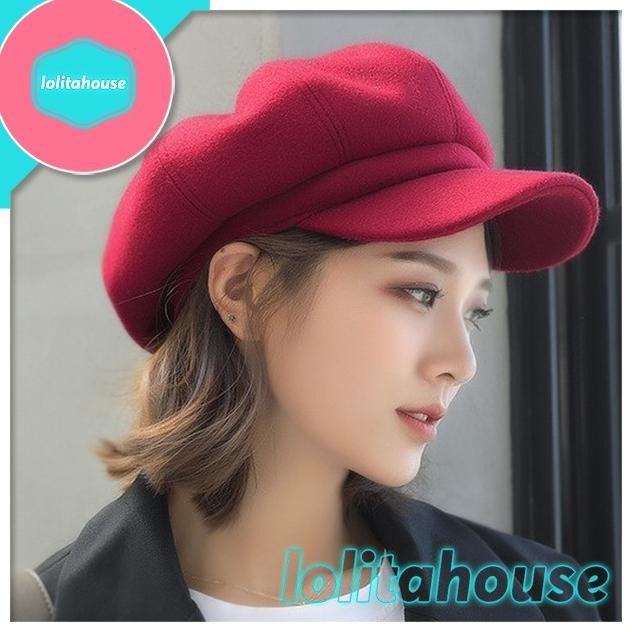 Terlaris Trend Produk Topi Baret Topi Pet Beret Apolo Wanita Pria Korea Dewasa