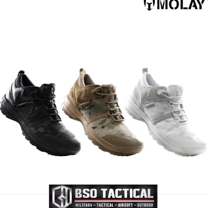 Sepatu Tactical Molay Jaeger Outdoor Tactical Shoes Low Camouflage