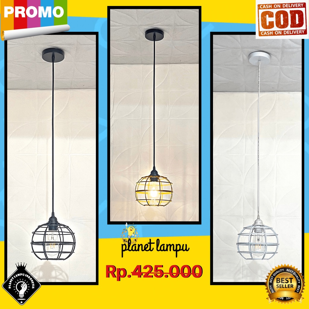 Lampu Gantung Hias Minimalis Modern bernuansa Vintage dan Klasik Sangat Cocok Untuk Dekorasi Atap Pl